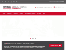 Tablet Screenshot of campus.cazcarra.com